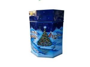 CHRISTMAS IDYLL TEA CADDY